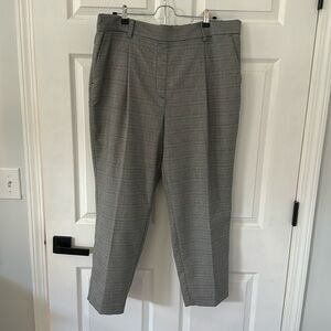 Loft elastic cropped work pant